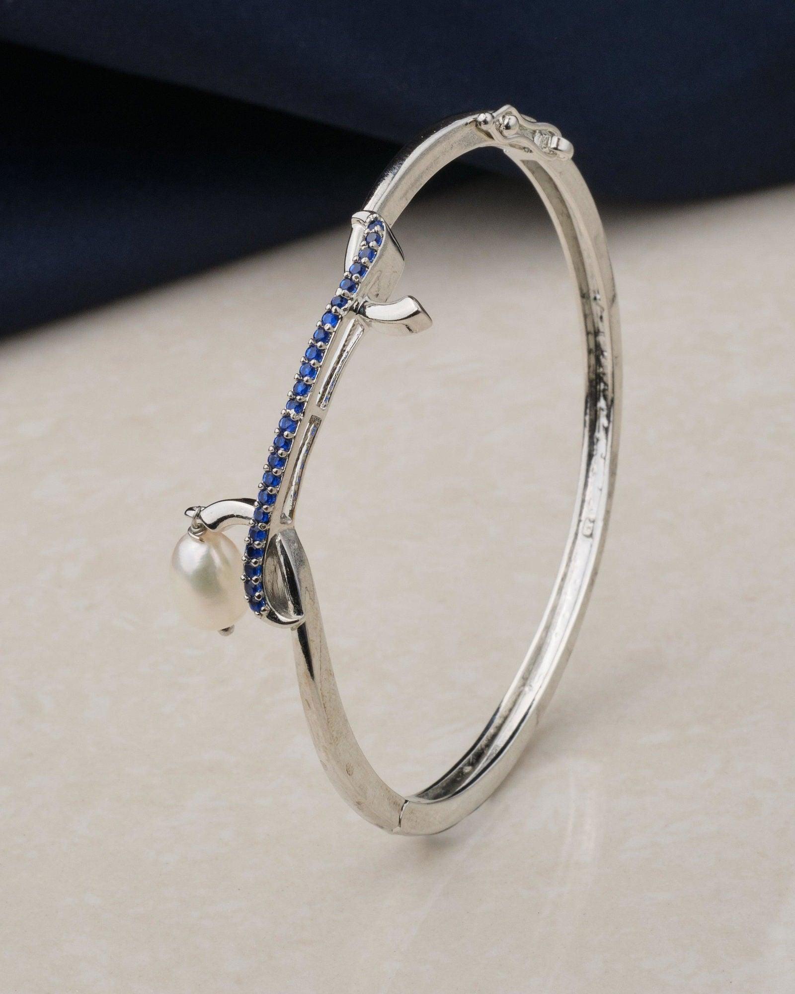 Trendy Pearl Bangle B01972 - Chandrani Pearls