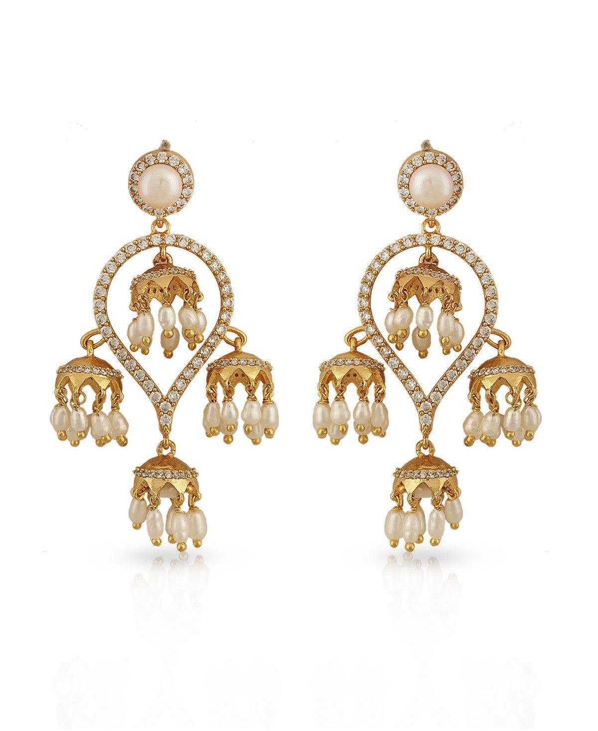 Trendy Pearl Earring - Chandrani Pearls