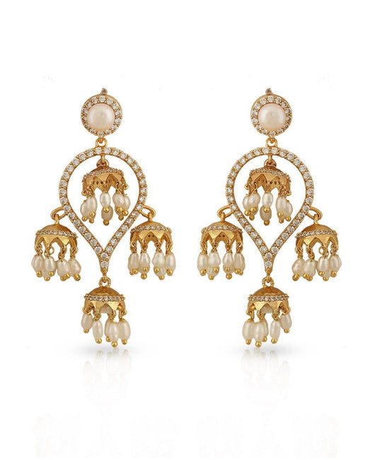 Trendy Pearl Earring - Chandrani Pearls