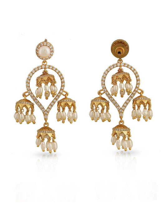 Trendy Pearl Earring - Chandrani Pearls