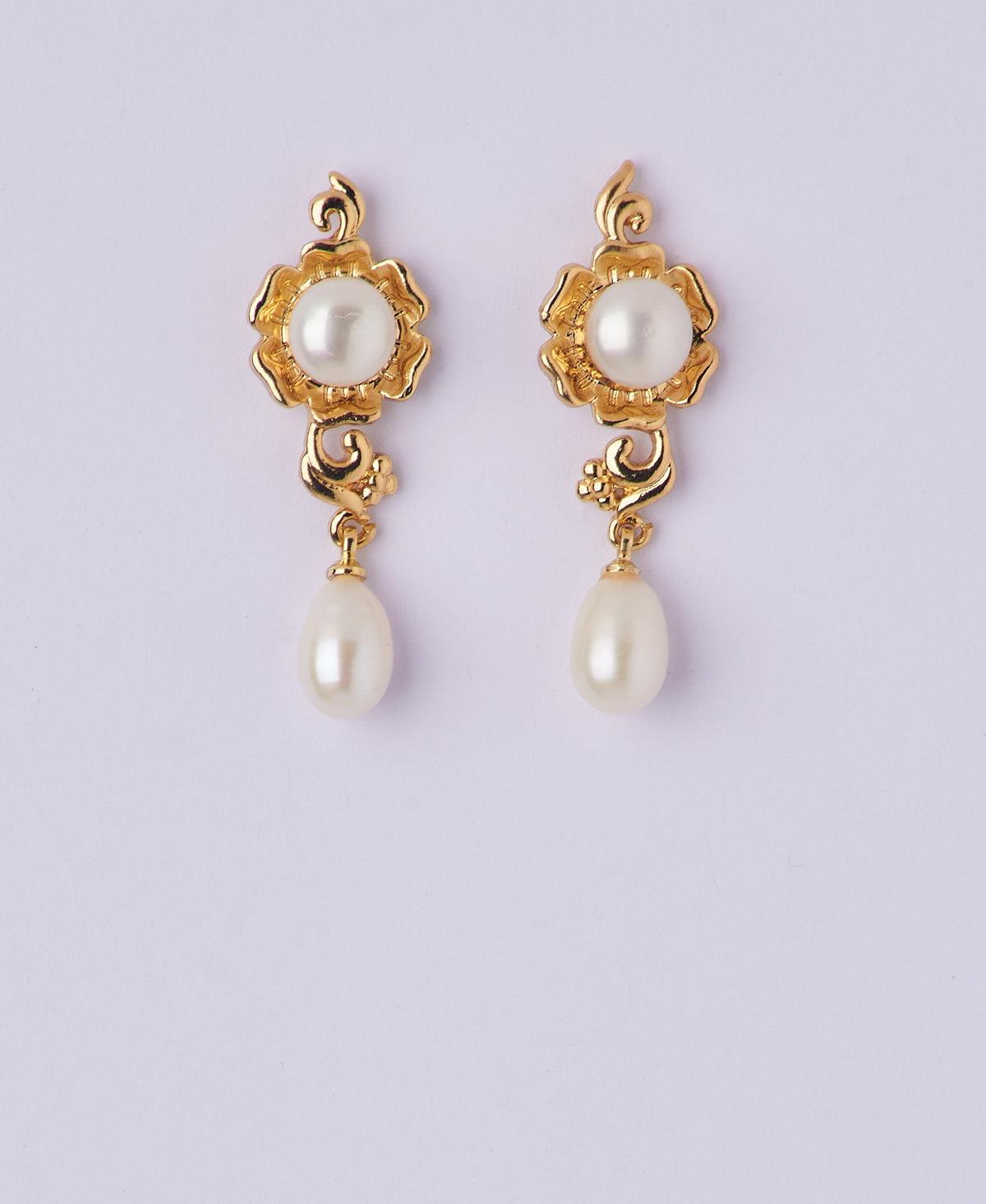 Trendy Pearl Hang Earring - Chandrani Pearls