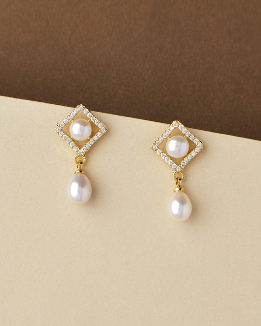 Trendy Pearl Hang Earring - Chandrani Pearls