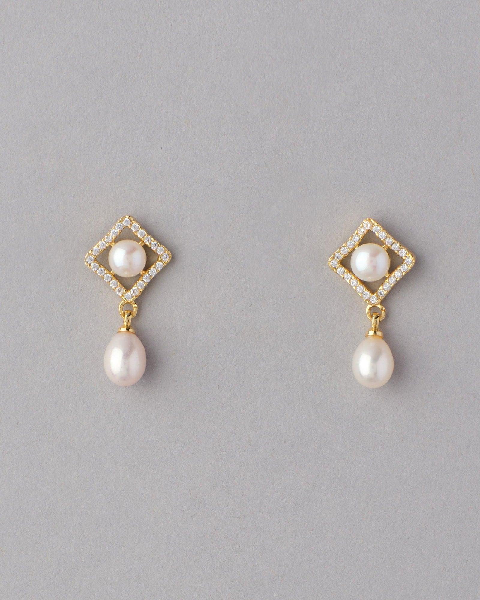 Trendy Pearl Hang Earring - Chandrani Pearls