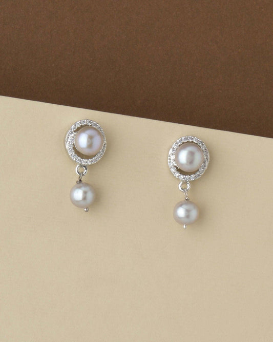 Trendy Pearl Hang Earring - Chandrani Pearls