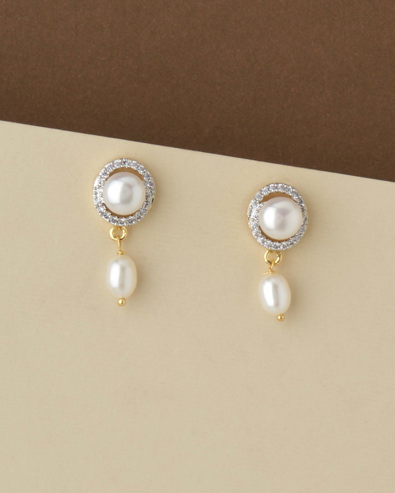 Trendy Pearl Hang Earring - Chandrani Pearls