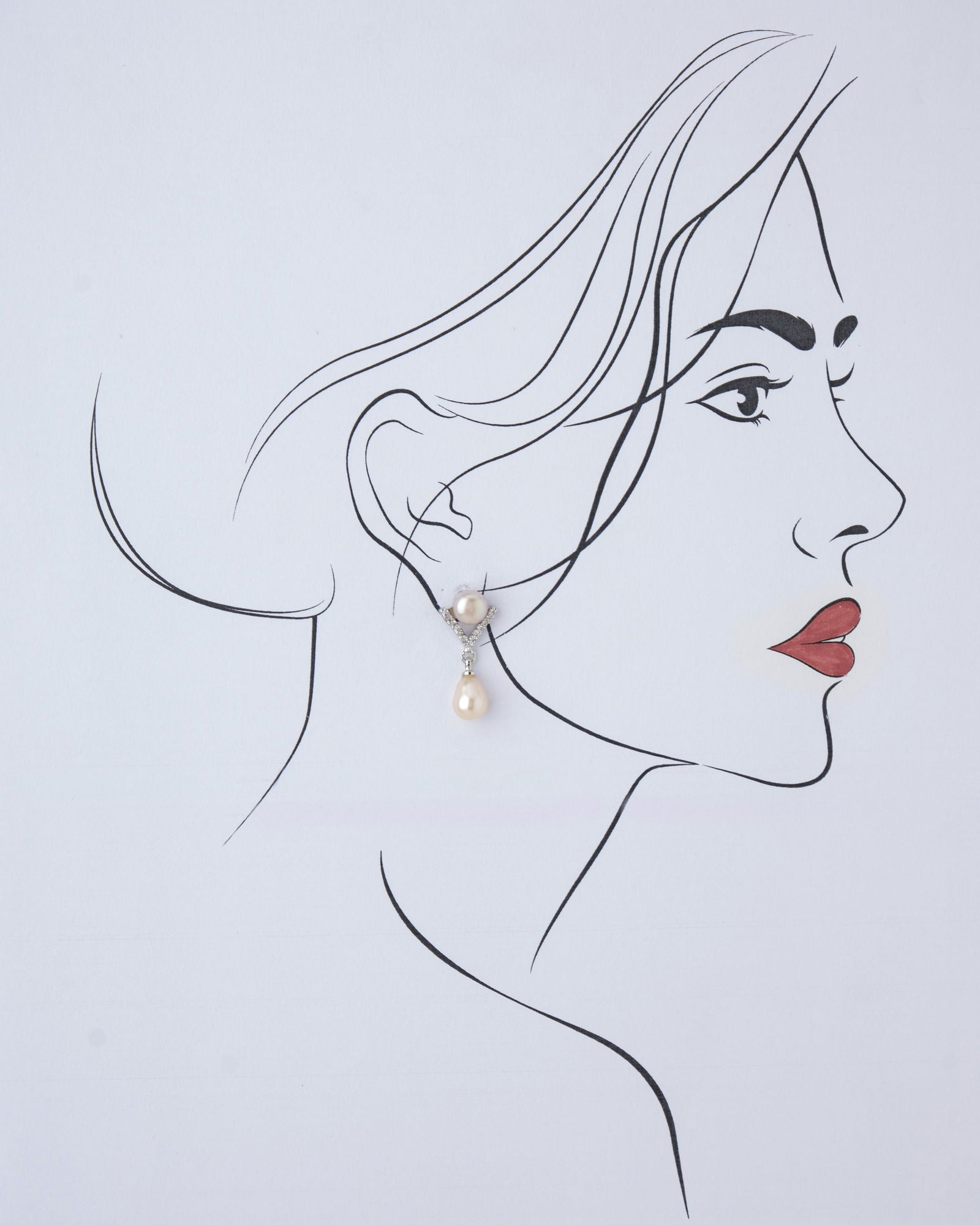 Trendy Pearl Hang Earring - Chandrani Pearls