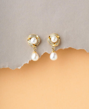 Trendy Pearl Hanging Earring - Chandrani Pearls