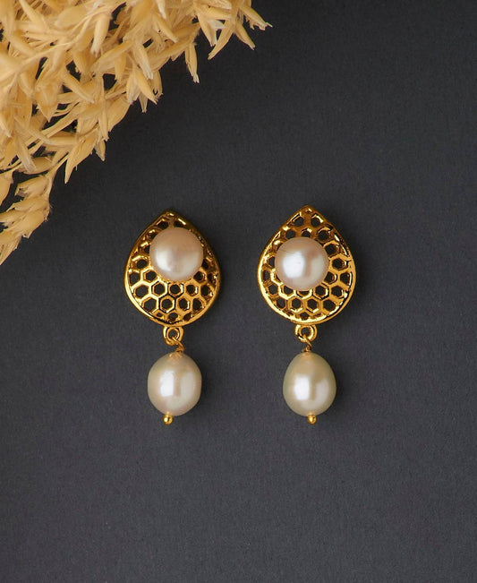 Trendy Pearl Hanging Earring - Chandrani Pearls