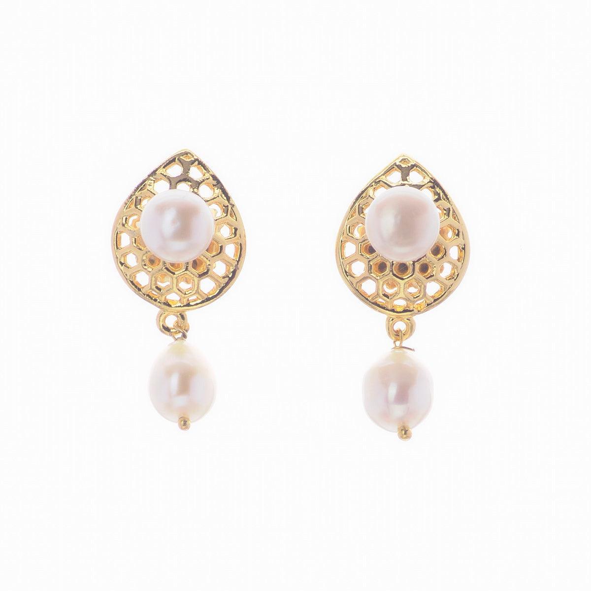 Trendy Pearl Hanging Earring - Chandrani Pearls