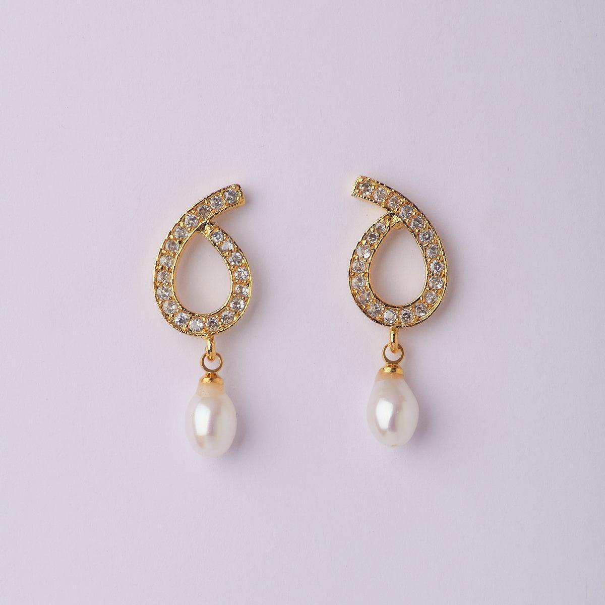 Trendy Pearl Hanging Earring - Chandrani Pearls