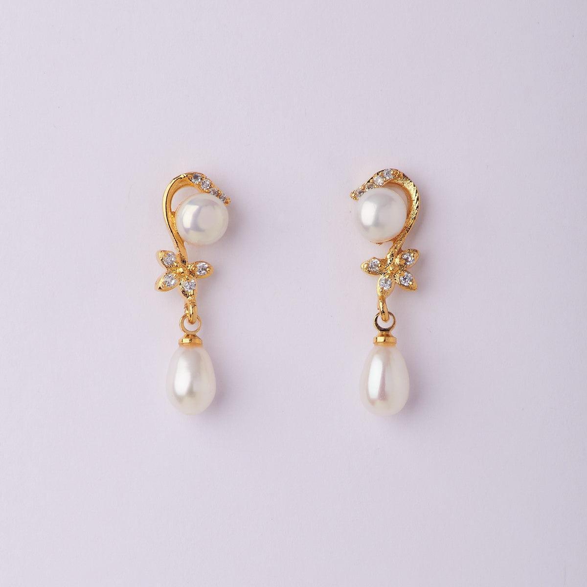 Trendy Pearl Hanging Earring - Chandrani Pearls