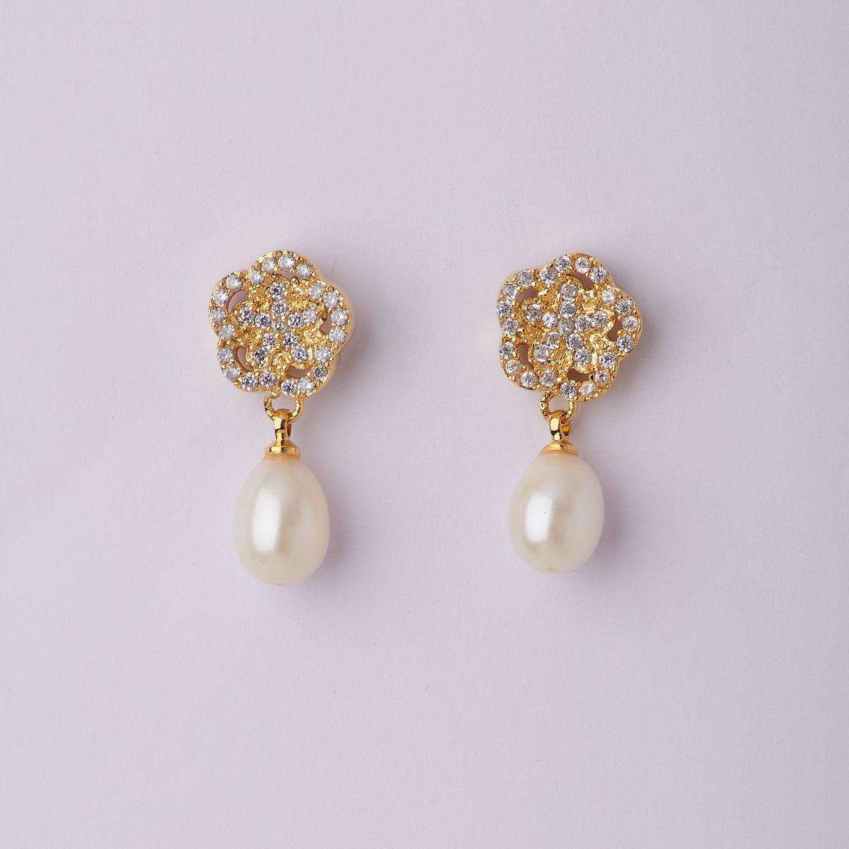 Trendy Pearl Hanging Earring - Chandrani Pearls