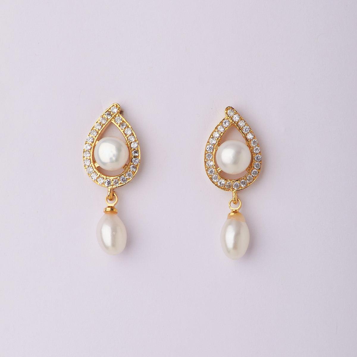 Trendy Pearl Hanging Earring - Chandrani Pearls