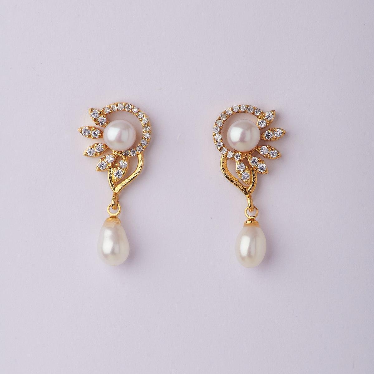 Trendy Pearl Hanging Earring - Chandrani Pearls