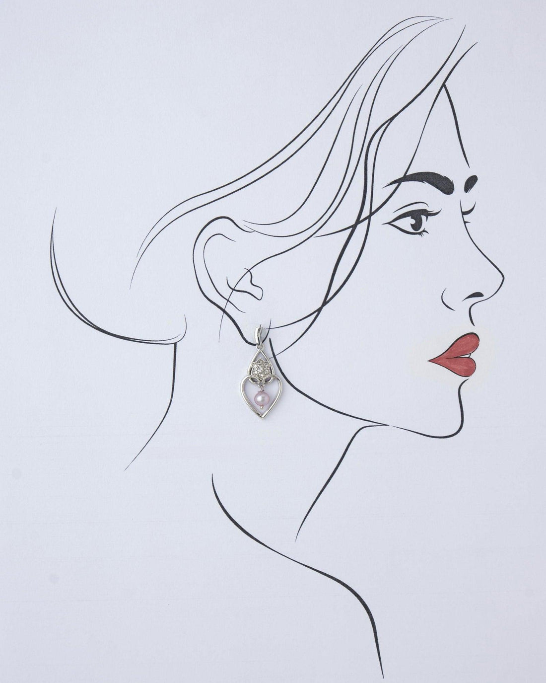 Trendy Pearl Hanging Earring - Chandrani Pearls