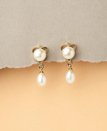 Trendy Pearl Hanging Earrings - Chandrani Pearls