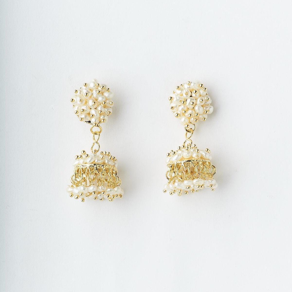 Trendy Pearl Hanging Earrings - Chandrani Pearls