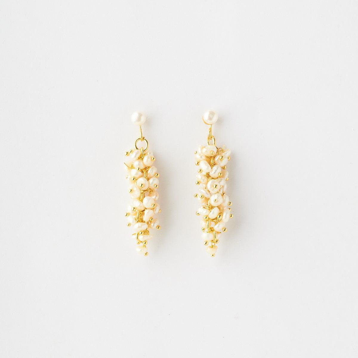 Trendy Pearl Hanging Earrings - Chandrani Pearls