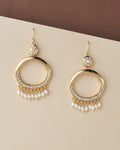 Trendy Pearl Hanging Earrings - Chandrani Pearls