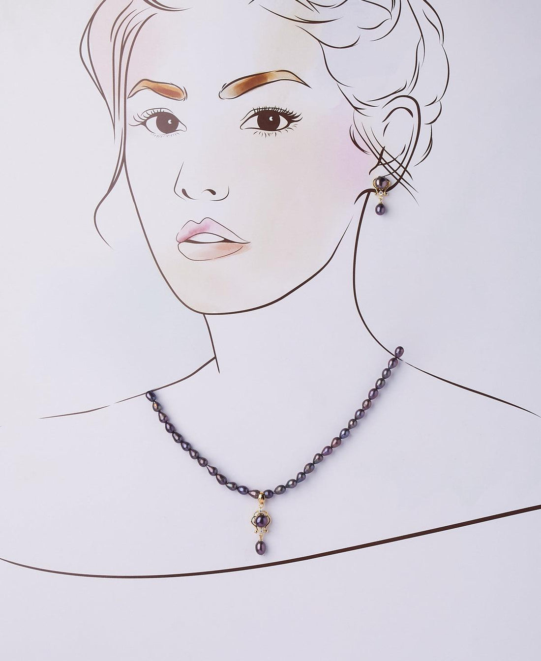 Trendy Pearl Necklace Set - Chandrani Pearls
