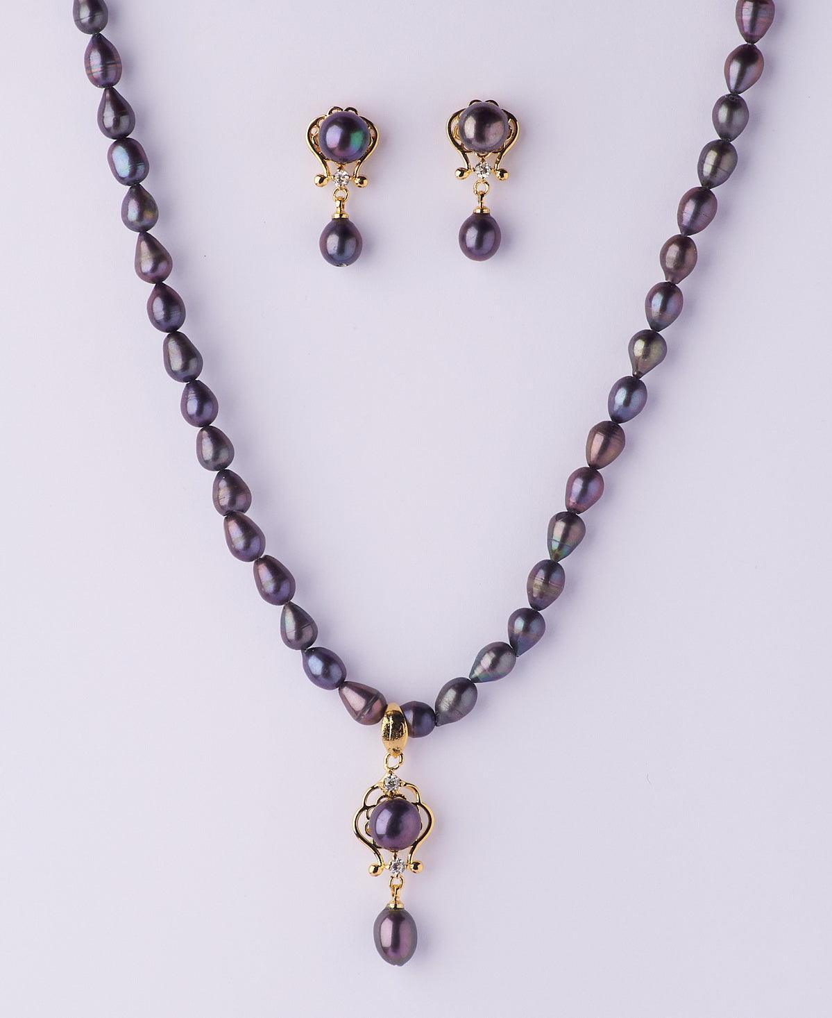 Trendy Pearl Necklace Set - Chandrani Pearls