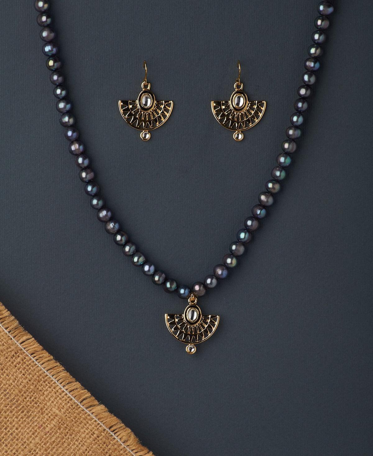 Trendy Pearl Necklace Set - Chandrani Pearls