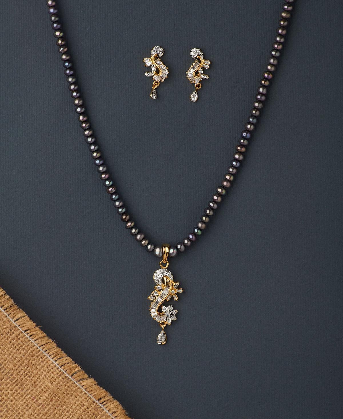 Trendy Pearl Necklace Set - Chandrani Pearls