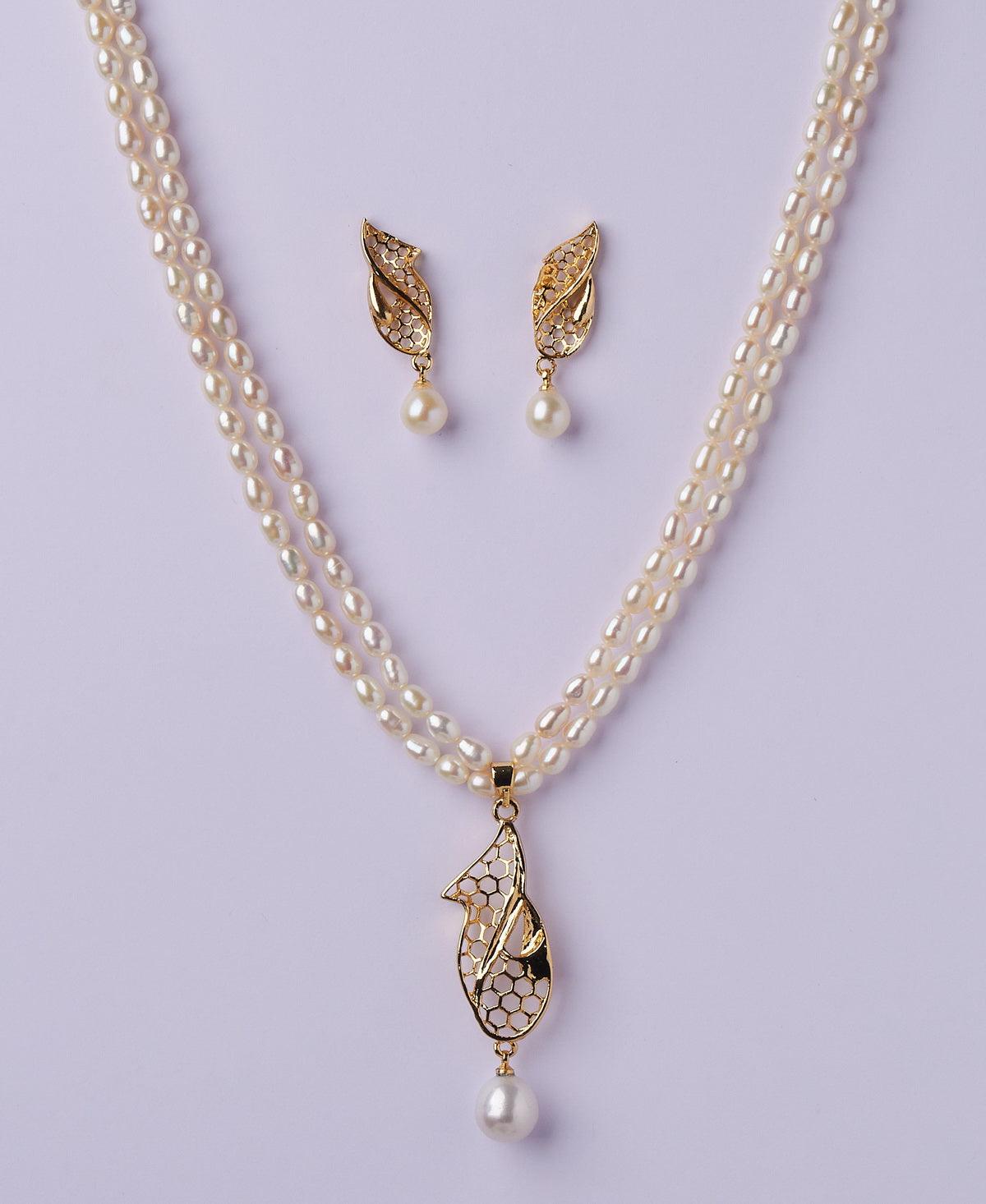 Trendy Pearl Necklace Set - Chandrani Pearls