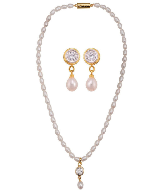 Trendy Pearl Necklace Set - Chandrani Pearls