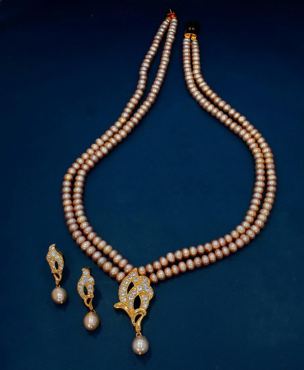 Trendy Pearl Necklace Set - Chandrani Pearls