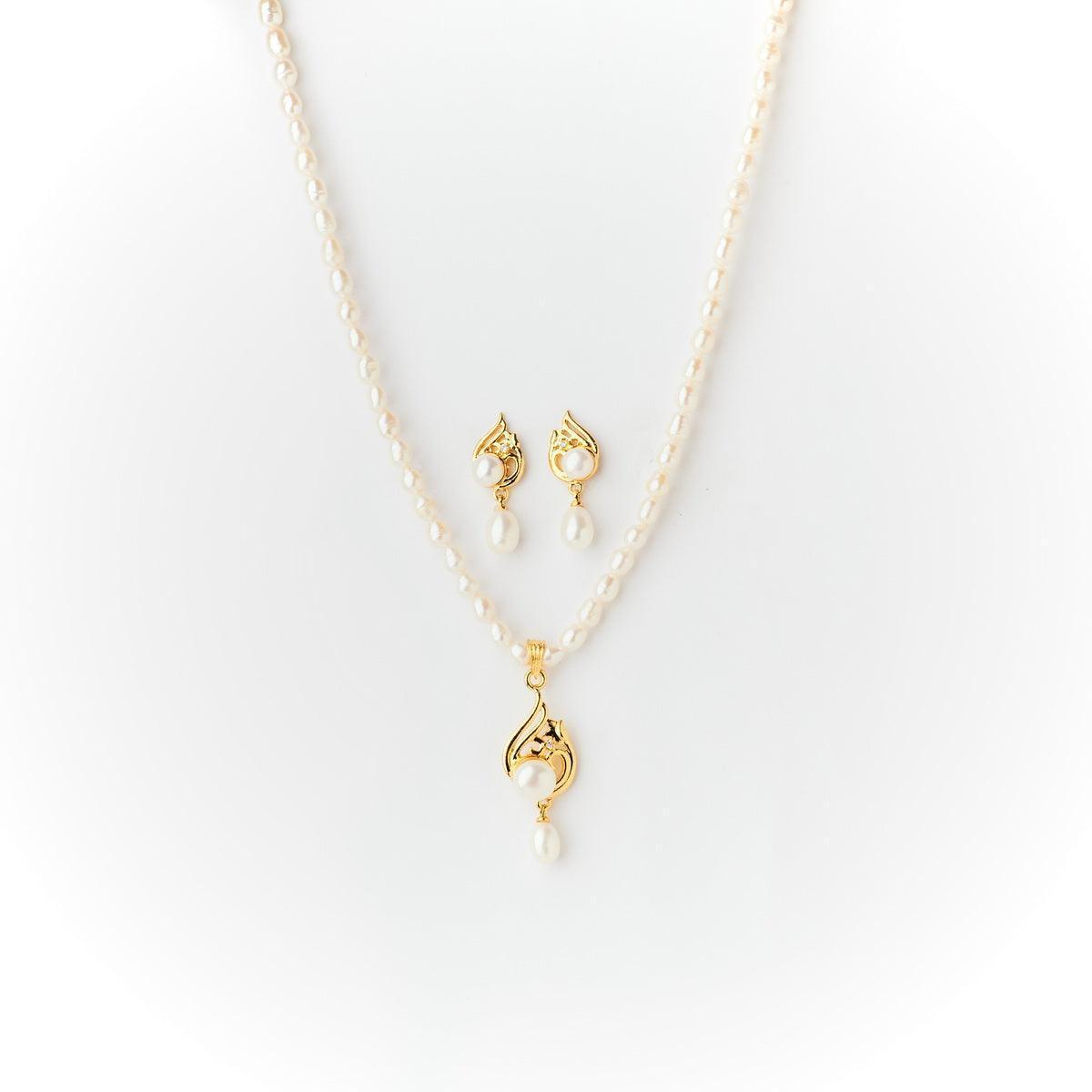 Trendy Pearl Necklace Set - Chandrani Pearls