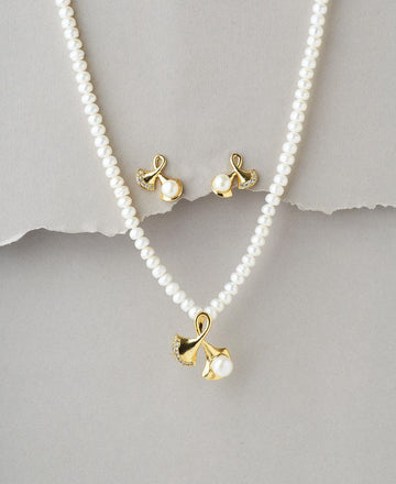 Trendy Pearl Necklace Set - Chandrani Pearls