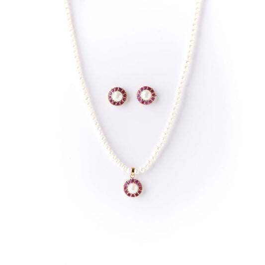 Trendy Pearl Necklace Set - Chandrani Pearls