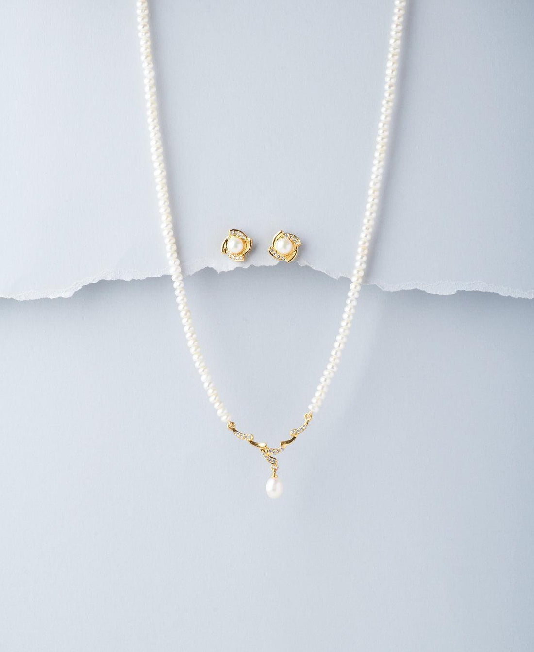 Trendy Pearl Necklace Set - Chandrani Pearls