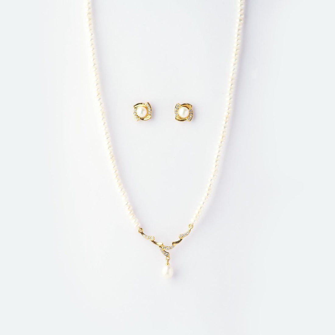 Trendy Pearl Necklace Set - Chandrani Pearls