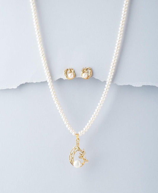 Trendy Pearl Necklace Set - Chandrani Pearls