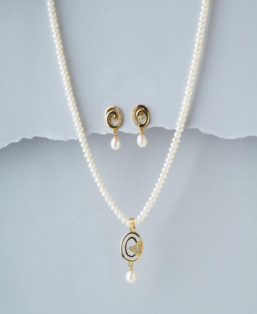 Trendy Pearl Necklace Set - Chandrani Pearls