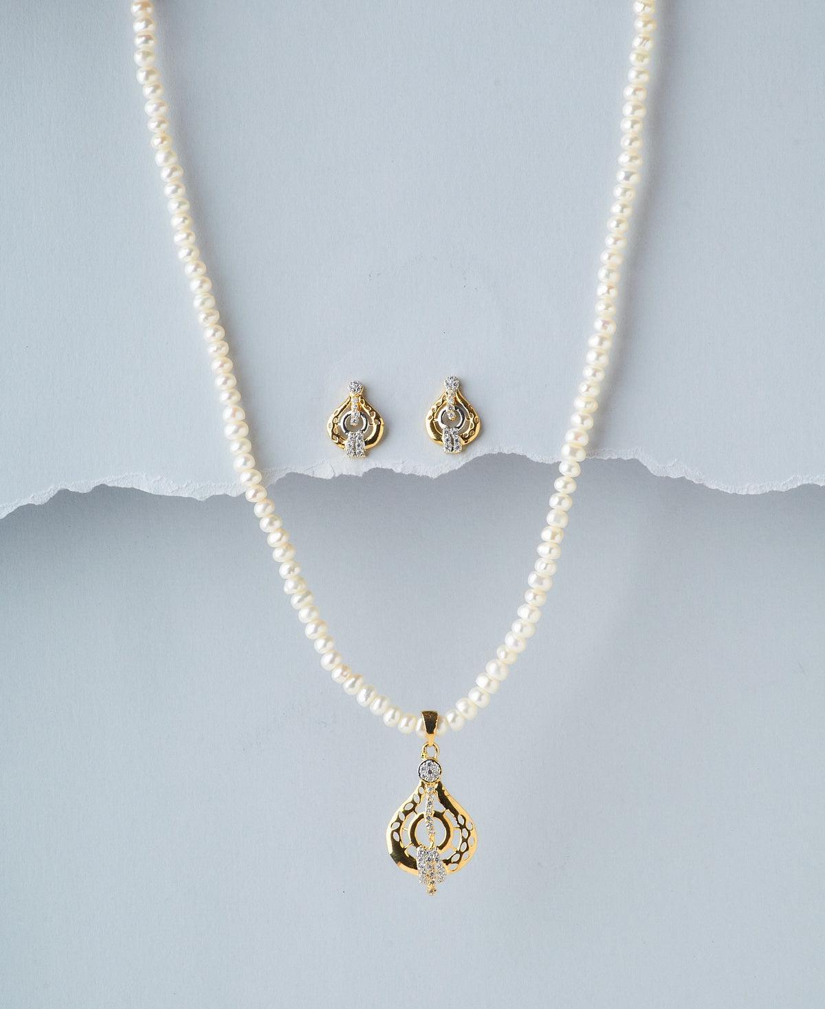 Trendy Pearl Necklace Set - Chandrani Pearls