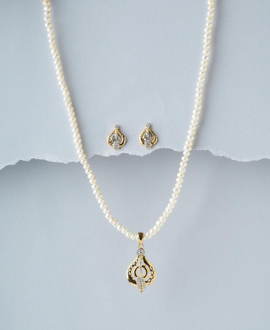 Trendy Pearl Necklace Set - Chandrani Pearls