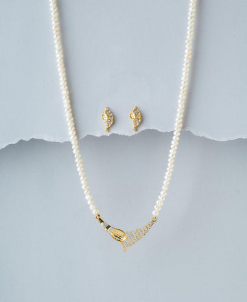 Trendy Pearl Necklace Set - Chandrani Pearls