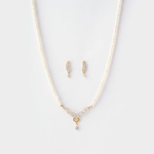 Trendy Pearl Necklace Set - Chandrani Pearls