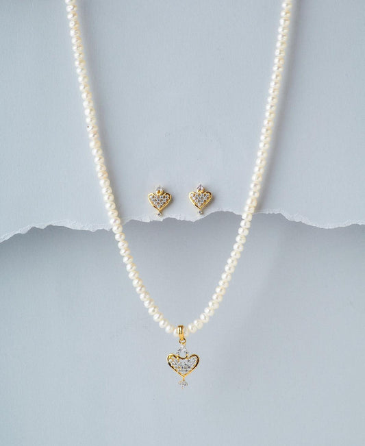 Trendy Pearl Necklace Set - Chandrani Pearls