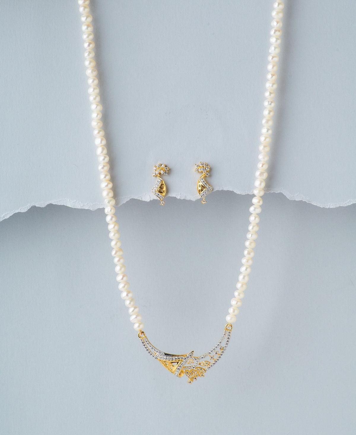 Trendy Pearl Necklace Set - Chandrani Pearls