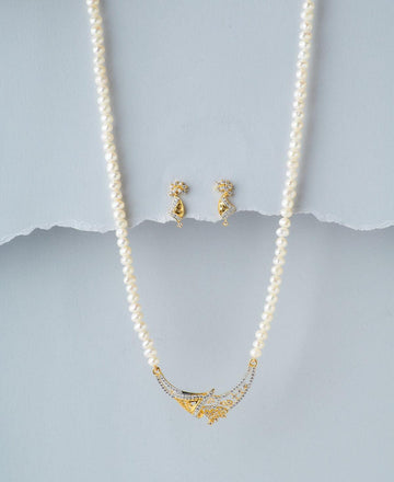 Trendy Pearl Necklace Set - Chandrani Pearls