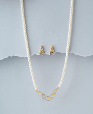 Trendy Pearl Necklace Set - Chandrani Pearls