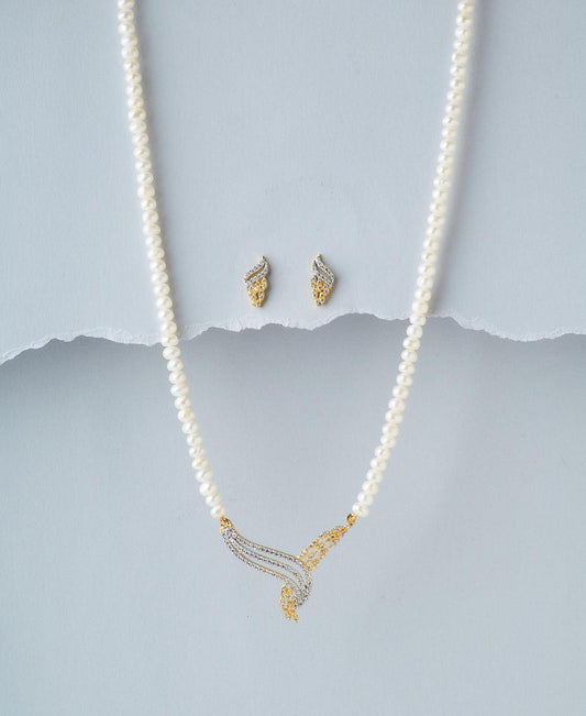 Trendy Pearl Necklace Set - Chandrani Pearls