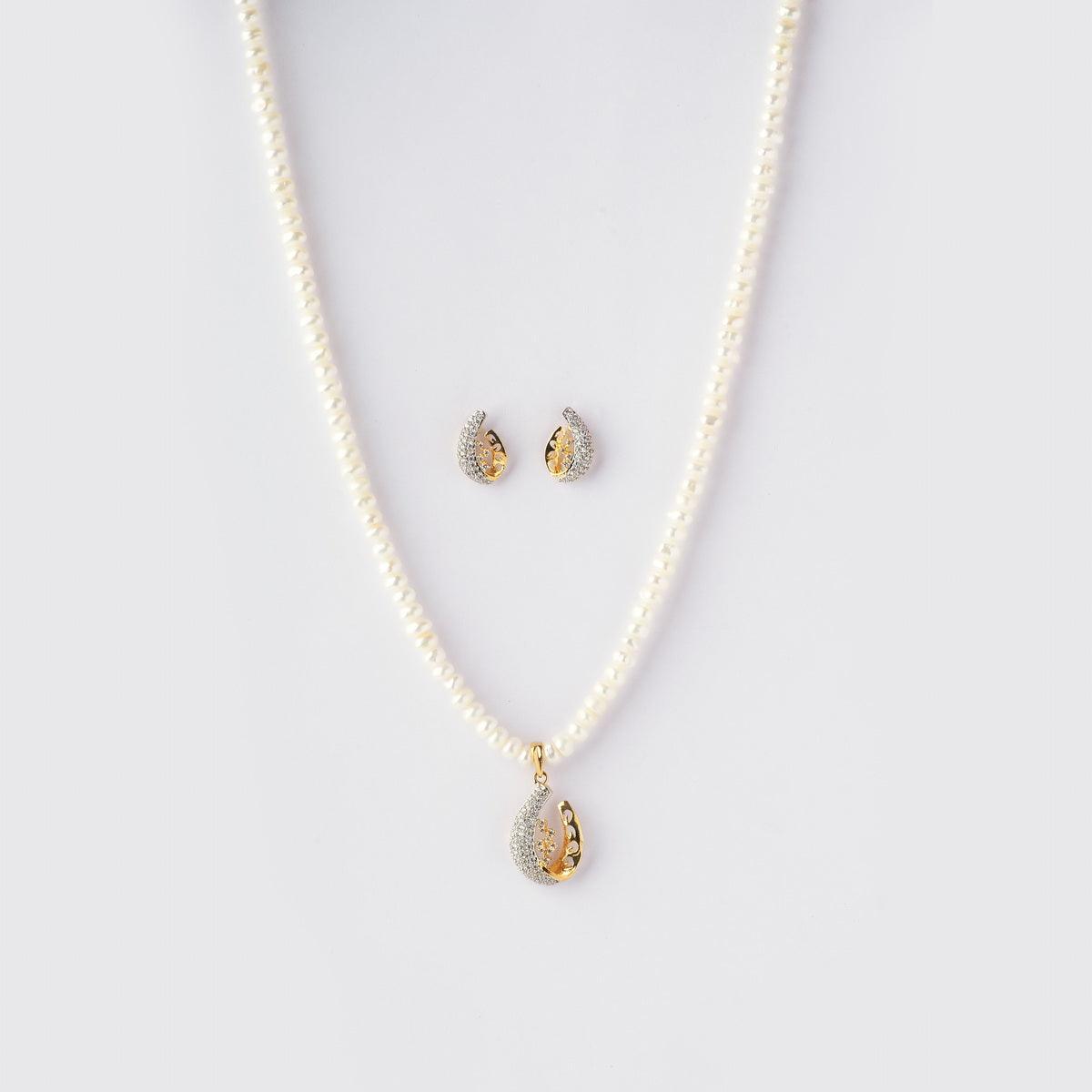 Trendy Pearl Necklace Set - Chandrani Pearls