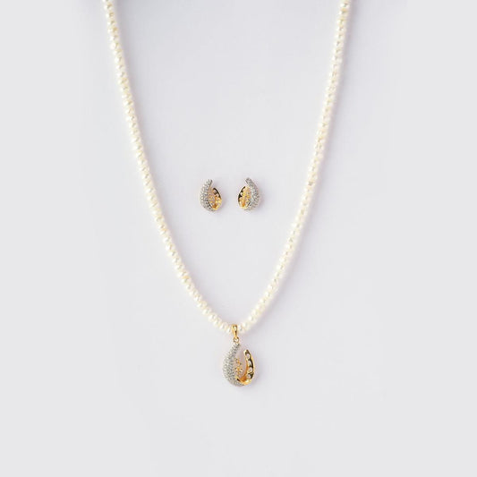 Trendy Pearl Necklace Set - Chandrani Pearls