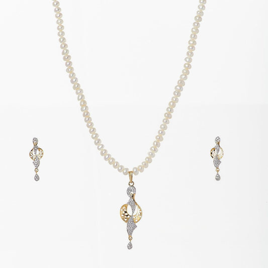 Trendy Pearl Necklace Set - Chandrani Pearls