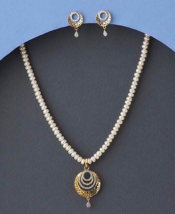 Trendy Pearl Necklace Set - Chandrani Pearls